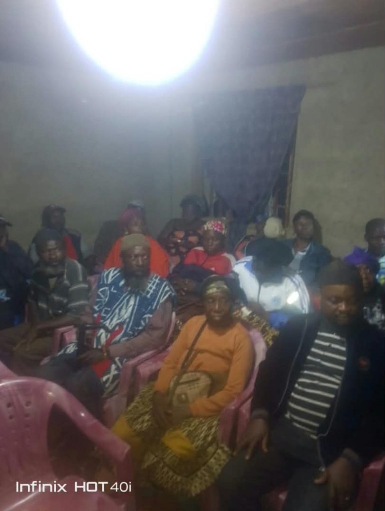 Rencontre du Front Camerounais avec les habitants de Cheu I et II, Bafang, 2026